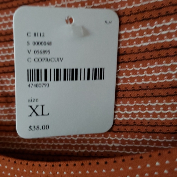 Final Sale NWT We The Free Rust Polka Short Sleeve Size XL - Picture 3 of 9